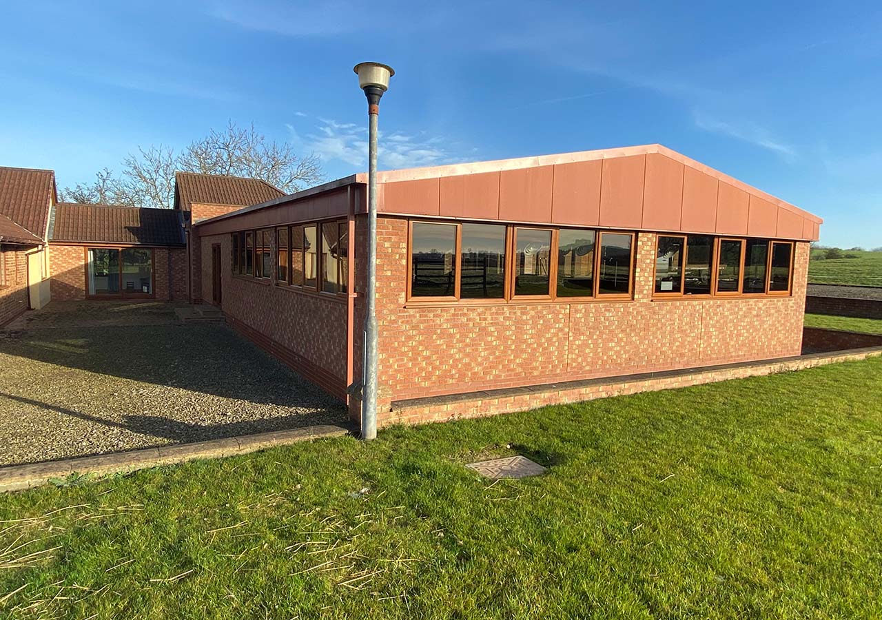 The exterior of Firtree indoor swimming pool